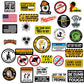 Set of 150 Pcs Funny Saying Stickers