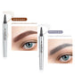 ✨Limited Time Offer✨3D Waterproof Microblading Eyebrow Pen 4 Fork Tip Tattoo Pencil