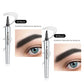 ✨Limited Time Offer✨3D Waterproof Microblading Eyebrow Pen 4 Fork Tip Tattoo Pencil