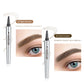 ✨Limited Time Offer✨3D Waterproof Microblading Eyebrow Pen 4 Fork Tip Tattoo Pencil