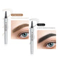 ✨Limited Time Offer✨3D Waterproof Microblading Eyebrow Pen 4 Fork Tip Tattoo Pencil