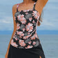 🩱Women Vintage Tummy Control Two Piece Tankini Swimsuits