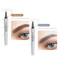 ✨Limited Time Offer✨3D Waterproof Microblading Eyebrow Pen 4 Fork Tip Tattoo Pencil