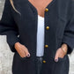 Simple Temperament Metal Button Short Coat for women