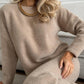 Women’s Elegant Cozy Sweater and Flared Skirt Set