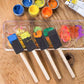 Foam Paint Brush with Wooden Handle - Art Supplies