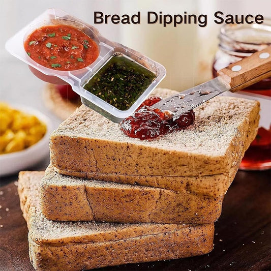 💥💥🥐Double Compartment Snack Containers With Lids