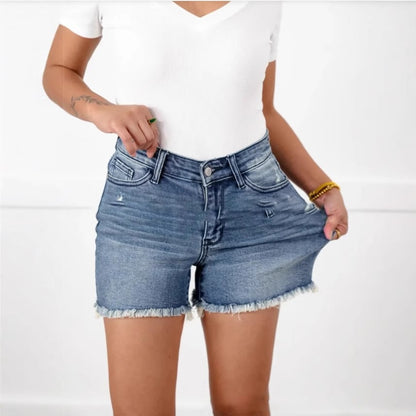 👖50% OFF! High-Waisted Butt-Lifting Shorts – Sculpting & Stretchy for All-Day Comfort