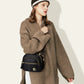 ✨Get 50% off💖Classic Multifunctional Compartments Adjustable Wide Shoulder Strap PU Leather Crossbody Bag