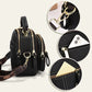 ✨Get 50% off💖Classic Multifunctional Compartments Adjustable Wide Shoulder Strap PU Leather Crossbody Bag