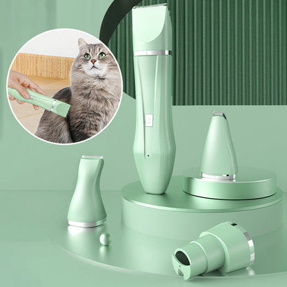 Multifunctional Rechargeable Low Noise Pet Grooming Shaver