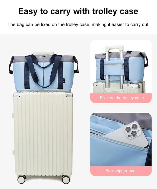 Large capacity waterproof travel bag