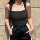 ✨New Arrival🩱Sexy Square Neck Sleeveless Tummy Control Tank Tops Bodysuits