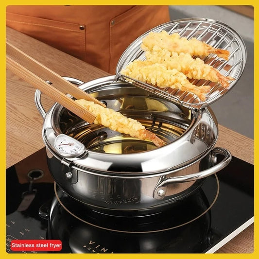 Stainless Steel Deep Fryer, Deep-fry delicious food easily