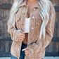 🌷Hot Sale 50% OFF🌷Casual Long Sleeve Button-Down Jacket with Pockets