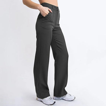 👖Women’s High Waist Stretchy Straight Leg Work Pants