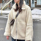 Women's Thickened & Warm Loose Double Head Zip Jacket