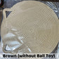 Cotton Rope Cat Scratching Mat with Ball Toy