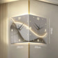 🎁 Best gift ever 🌟No-Drill Minimalist Double-Sided Wall Clock Set
