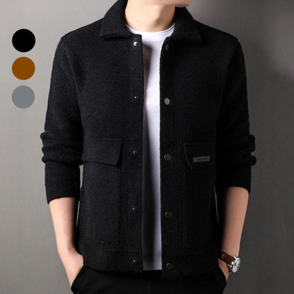 ❄️Winter New Fall/Winter Men's Double-Sided Wool Coat: Trendy Korean Style Utility Jacket! 🍂🧥