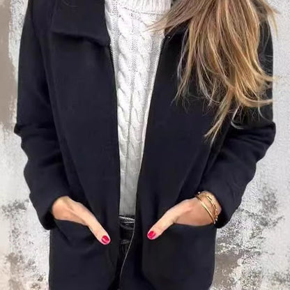 ❄️Winter Specials❄️Women's Knitted Zipper Coat With Pockets