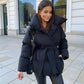 🖤Black Friday Sale:50% OFF🔥Women's Stylish Solid Lace-Up Quilted Jacket