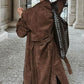 🎅Christmas Specials 50% OFF🎁🎄Women's Warm and Comfortable Waist-Tied Long Coat【✈️free shipping 】