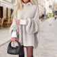 🎅Christmas Specials 50% OFF🎁🎄Casual Loose Solid Color Mockneck Soft Sweater