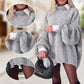🎅Christmas Specials 50% OFF🎁🎄Casual Loose Solid Color Mockneck Soft Sweater