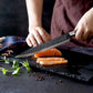 Professional Stainless Steel Kitchen Knife Set（chef's knife, meat knife, utility knife,fruit knife,kitchen scissors, peeler.）