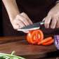 Professional Stainless Steel Kitchen Knife Set（chef's knife, meat knife, utility knife,fruit knife,kitchen scissors, peeler.）