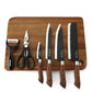 Professional Stainless Steel Kitchen Knife Set（chef's knife, meat knife, utility knife,fruit knife,kitchen scissors, peeler.）