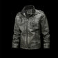 🎅Christmas Specials 50% OFF🎁Men's PU Leather Warm Jacket with Pockets