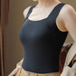 🔥 Women’s U Neck Thermal Tank Tops with Built-In Bra