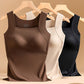 🔥 Women’s U Neck Thermal Tank Tops with Built-In Bra