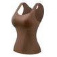 🔥 Women’s U Neck Thermal Tank Tops with Built-In Bra