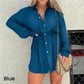 🎅Christmas Specials 50% OFF🎁🎄Women's Solid Color Long Sleeve Shirt Suit