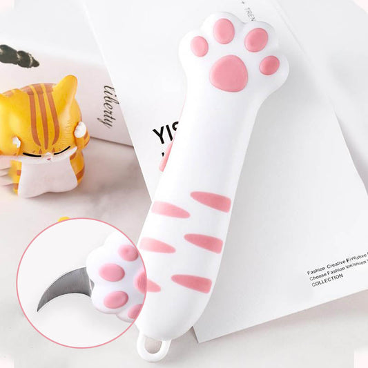 🔥2025 Year Hot Sale 50% OFF🔥Cute Cat Claw Retractable Knife Box Cutter