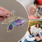 Amber Butterfly Hair Claw Clip