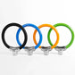 Portable Anti-Theft Ring-Shaped Steel Cable Lock for Bicycles