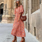 🎊Big price reduction🎊2025 Popular Women's Elegant Puff Sleeve Floral Boho Maxi Dress