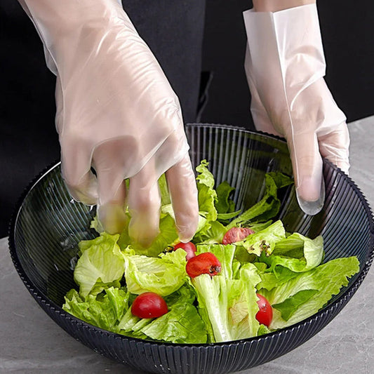 Food Grade Transparent Thickened Disposable Gloves