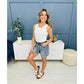 💖Limited time sale 50% OFF🩳High Rise Frayed Hem Cut Off Jean Shorts