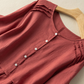💖LAST DAY SALE 50% OFF💖Short Sleeve Cotton Linen Shirt Dress with Retro Style