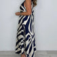 💖LAST DAY SALE 50% OFF💖V-Neck Printed Sleeveless Maxi Dress