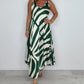 💖LAST DAY SALE 50% OFF💖V-Neck Printed Sleeveless Maxi Dress