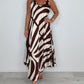 💖LAST DAY SALE 50% OFF💖V-Neck Printed Sleeveless Maxi Dress