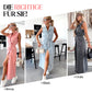 🌺2025 Neu eingetroffen - 50% OFF⏳Damen-Midi-Jeanskleid mit Taillenband