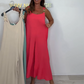 Women's Comfortable and Elegant Solid Color Backless Jumpsuit