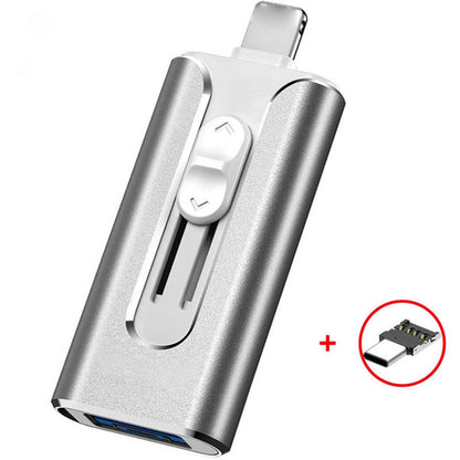 16GB~1TB Micro USB + MFi Certified Lightning + 8 Pin + USB 3.0 ⚡4 in1 Flash Drive for iPhone/iPad/Android/PC⚡